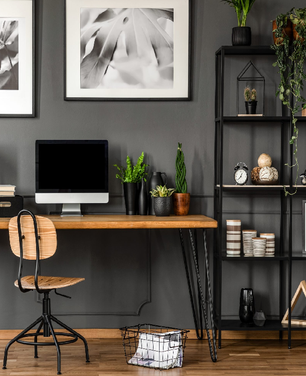 STUDY & WORK ROOM INTERIOR STUDY & WORK ROOM INTERIOR